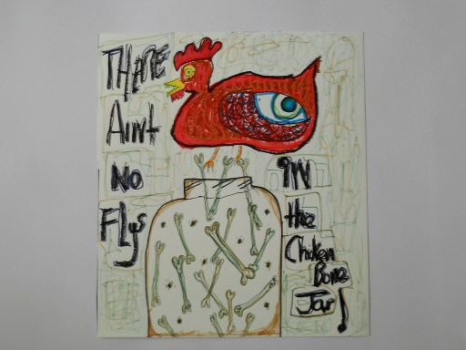 Anthony Stevens, 'There aint no flys in the chicken bone jar'