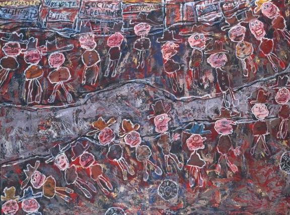 Jean Dubuffet, 'Spinning Round', 1961, Tate. 