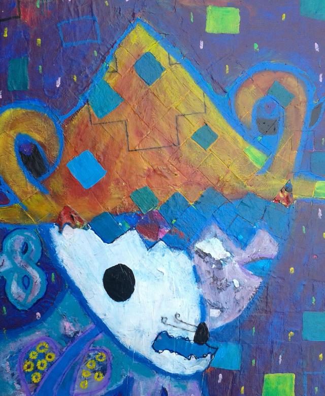 Steve Murison, 'Your Patchwork Witch has an Eternal Cat'