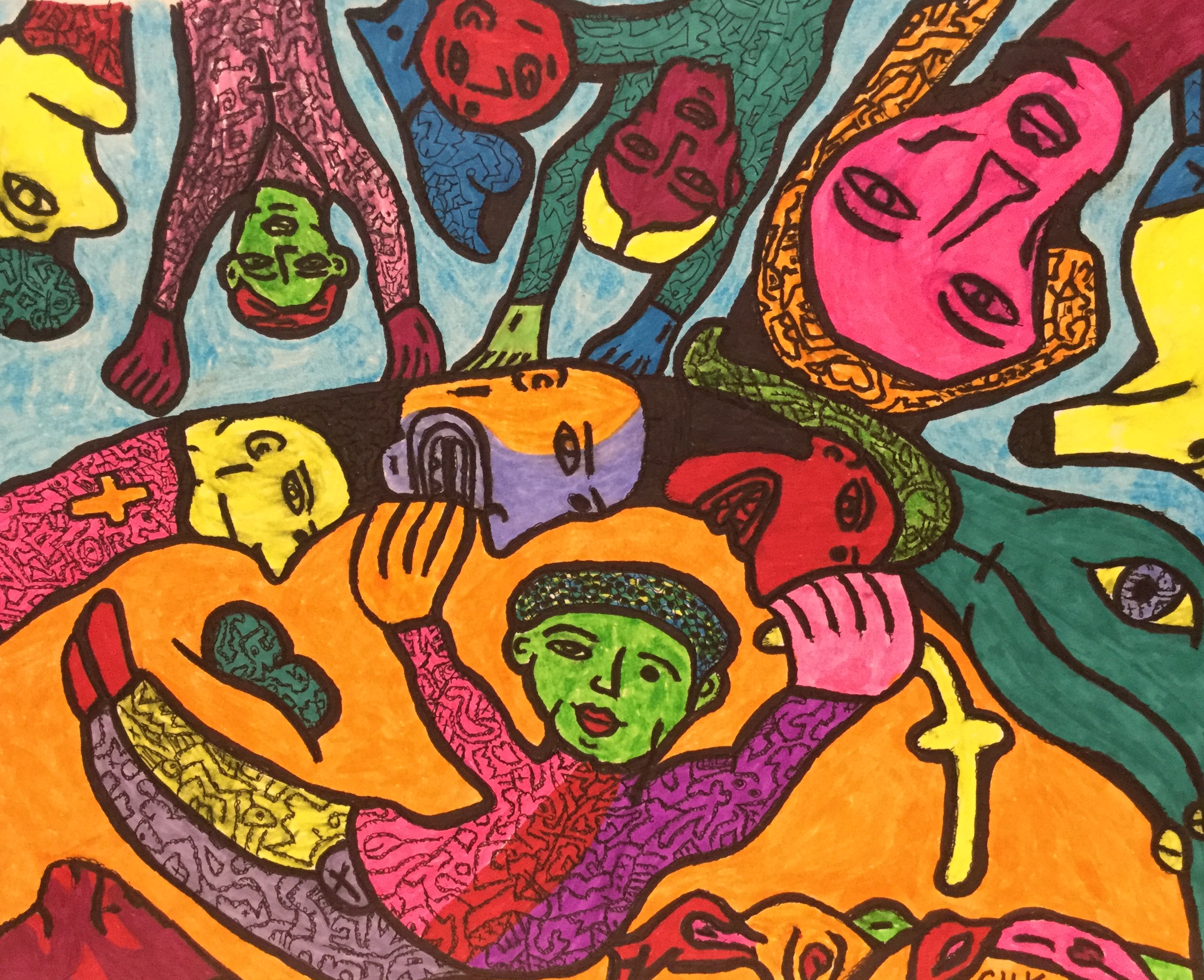 a self artistic study in keeping boundaries