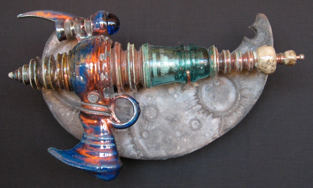 Raku Ray Gun Sculptures by West Magoon
